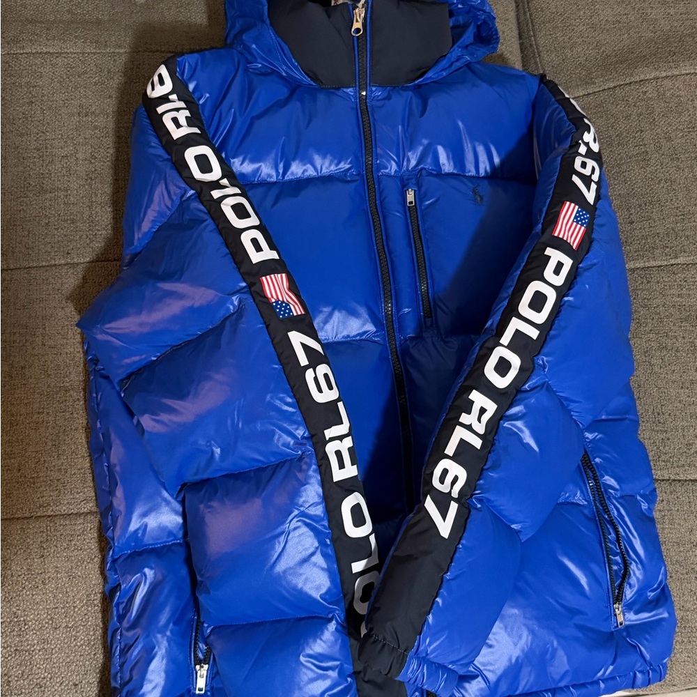 Polo by Ralph Lauren Royal Blue Puffer Coat